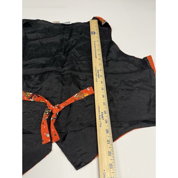 Vintage Women's Basic Editions Halloween Vest Size 24w Haunted House Ghosts - Picture 6 of 8